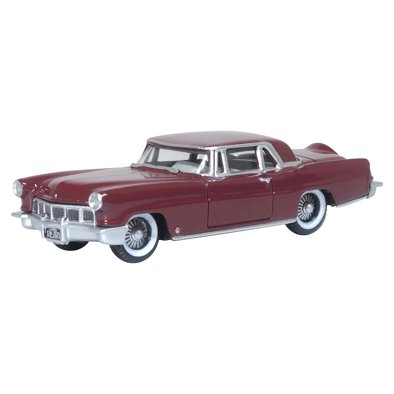 Modelo de Coche Diecast Oxford 1956 Continental Mark II Rojo