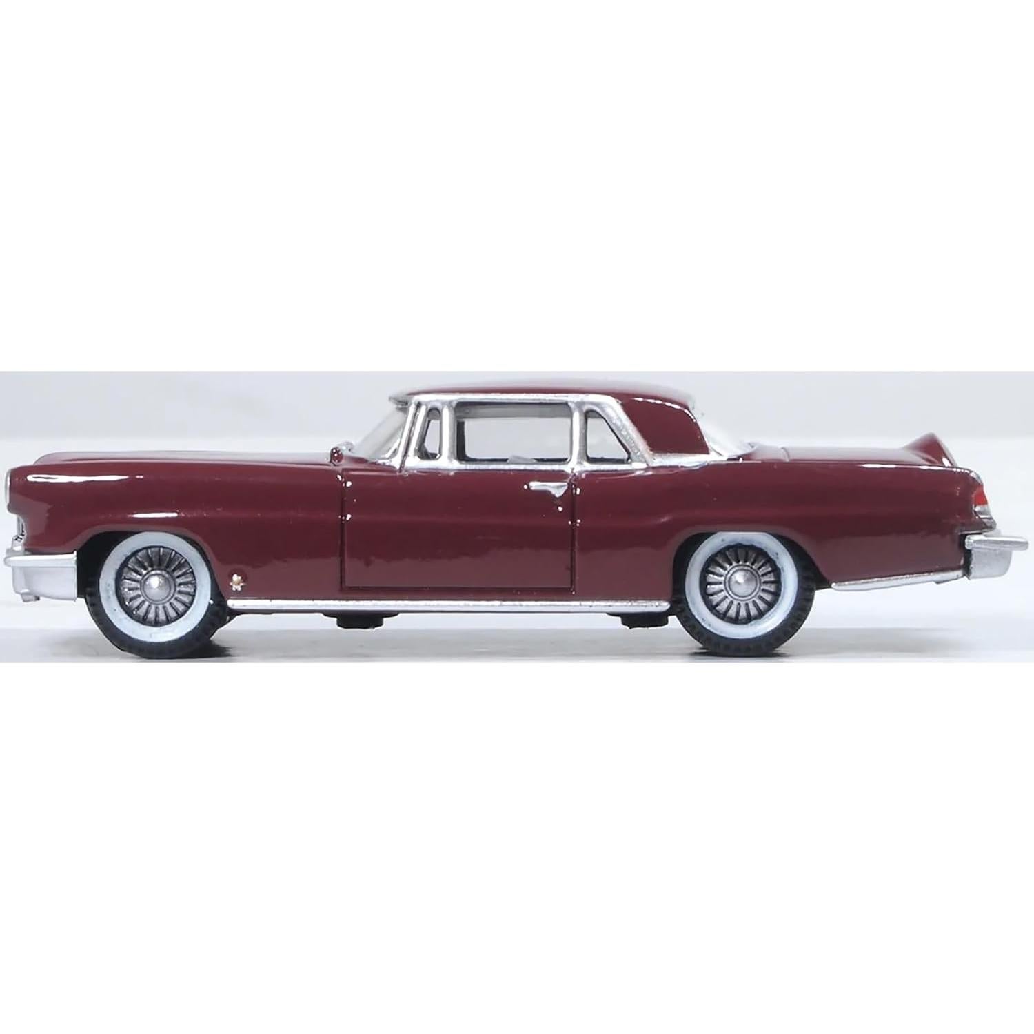 Modelo de Coche Diecast Oxford 1956 Continental Mark II Rojo