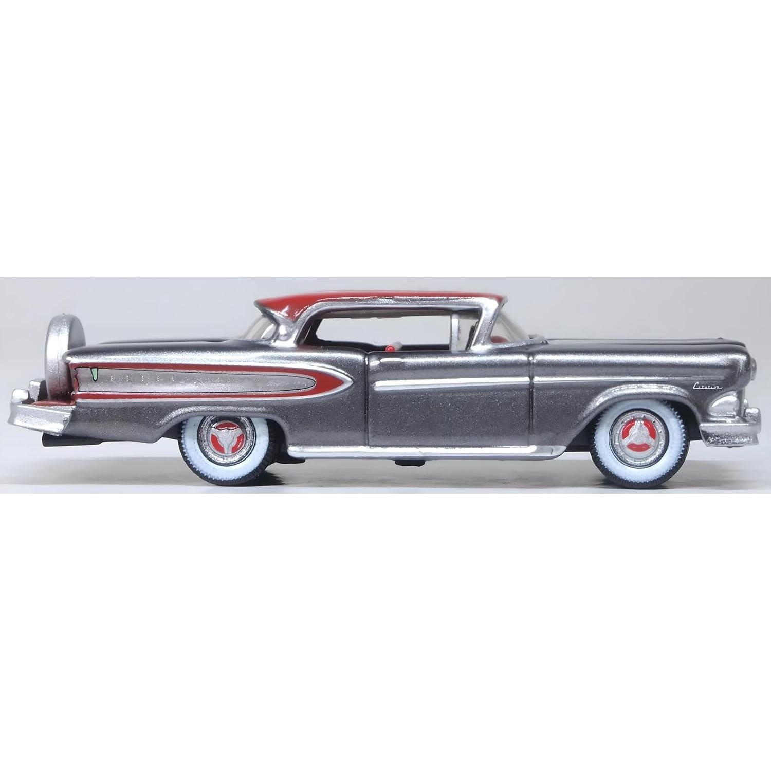 Modelo Diecast 1958 Edsel Citation Oxford Gris Plateado 1/87