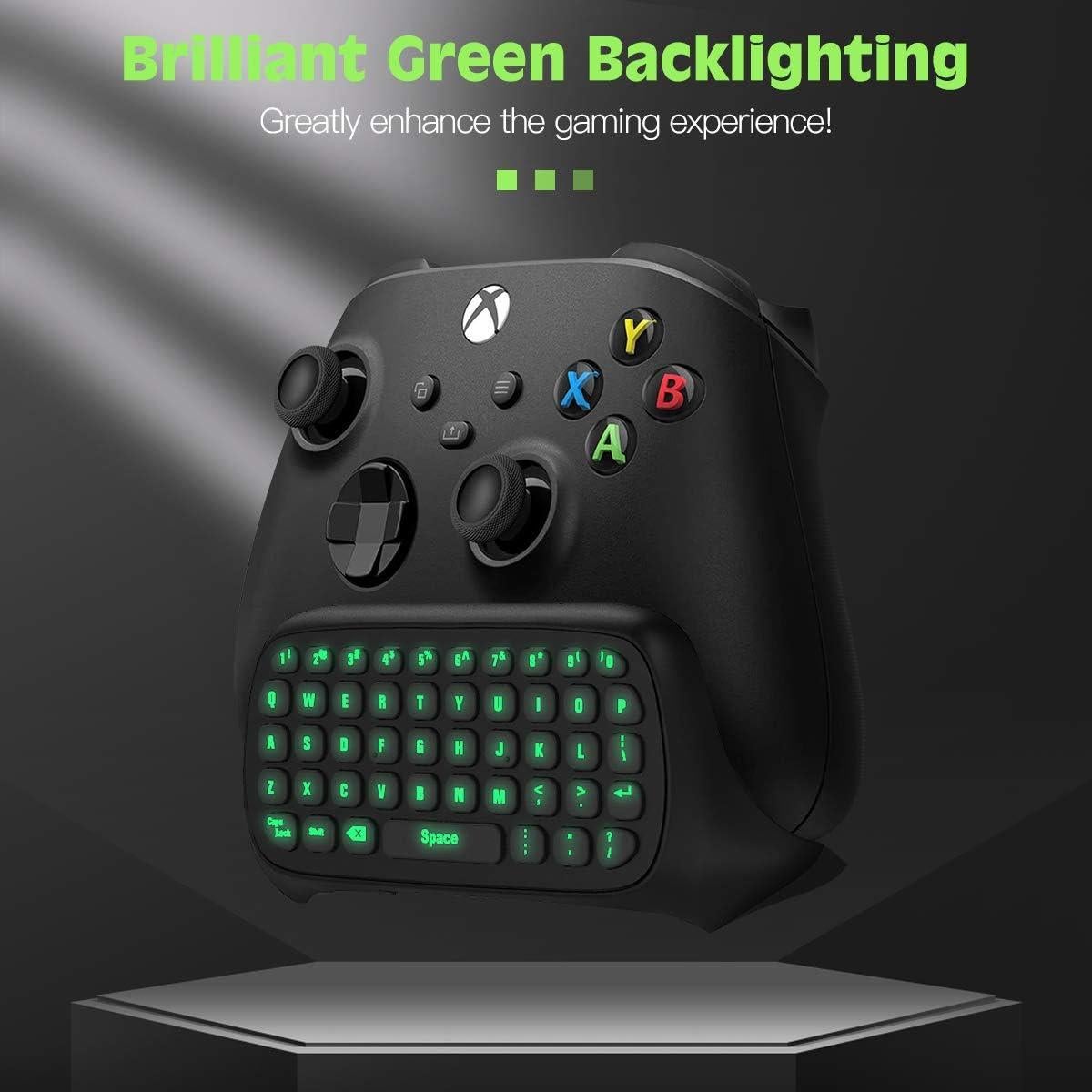 Teclado Retroiluminado Verde TiMOVO para Xbox One/S/X, Inalámbrico