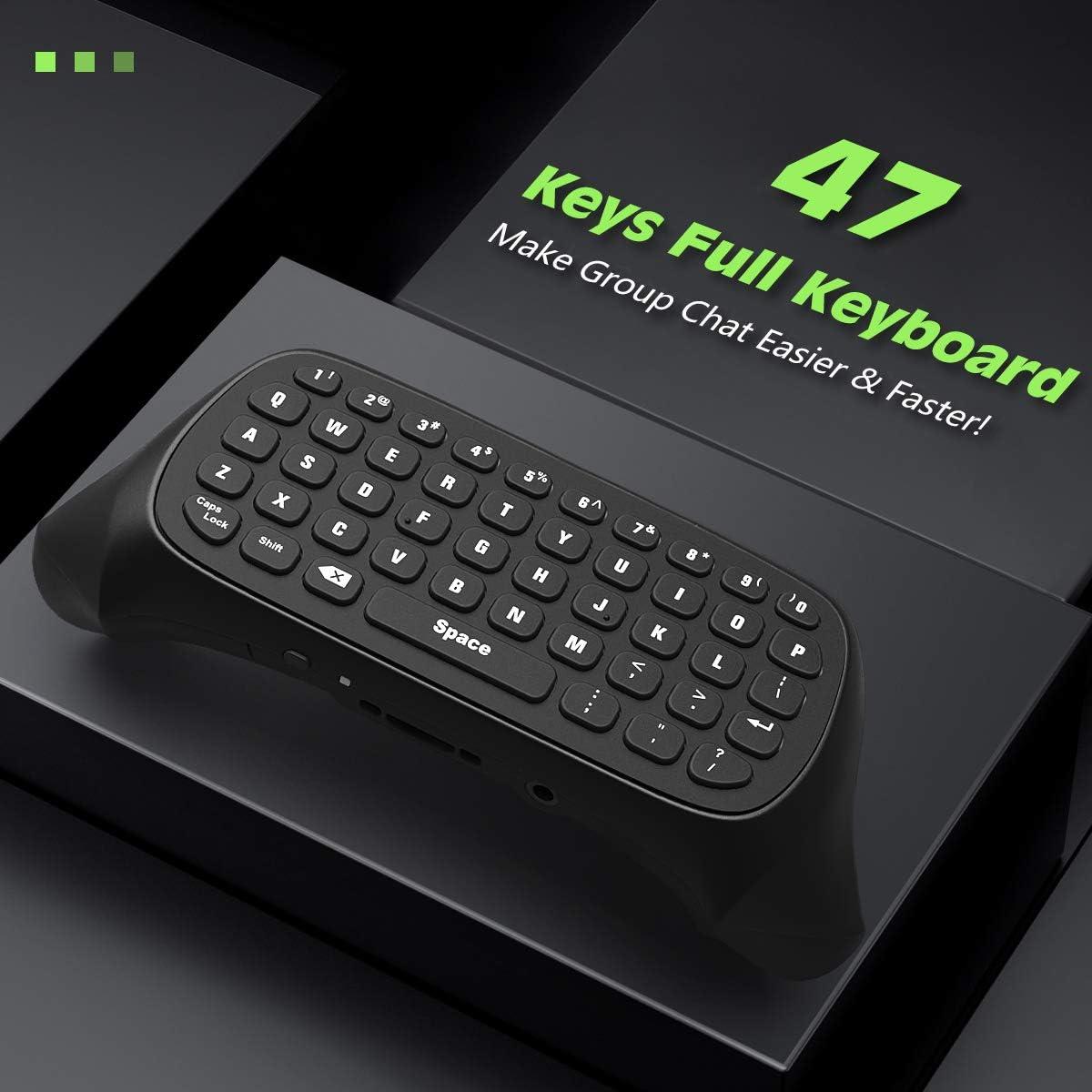 Teclado Retroiluminado Verde TiMOVO para Xbox One/S/X, Inalámbrico