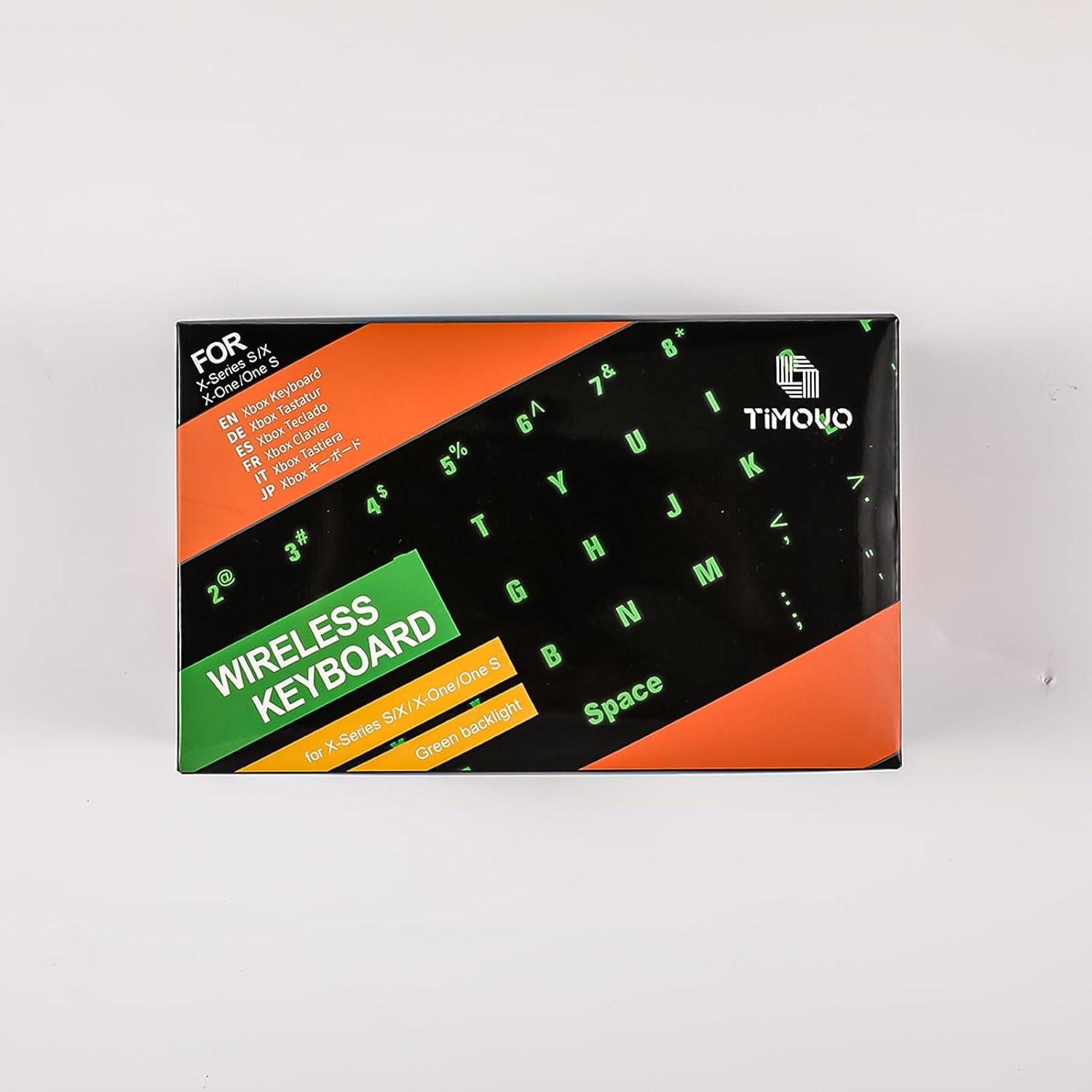 Teclado Retroiluminado Verde TiMOVO para Xbox One/S/X, Inalámbrico