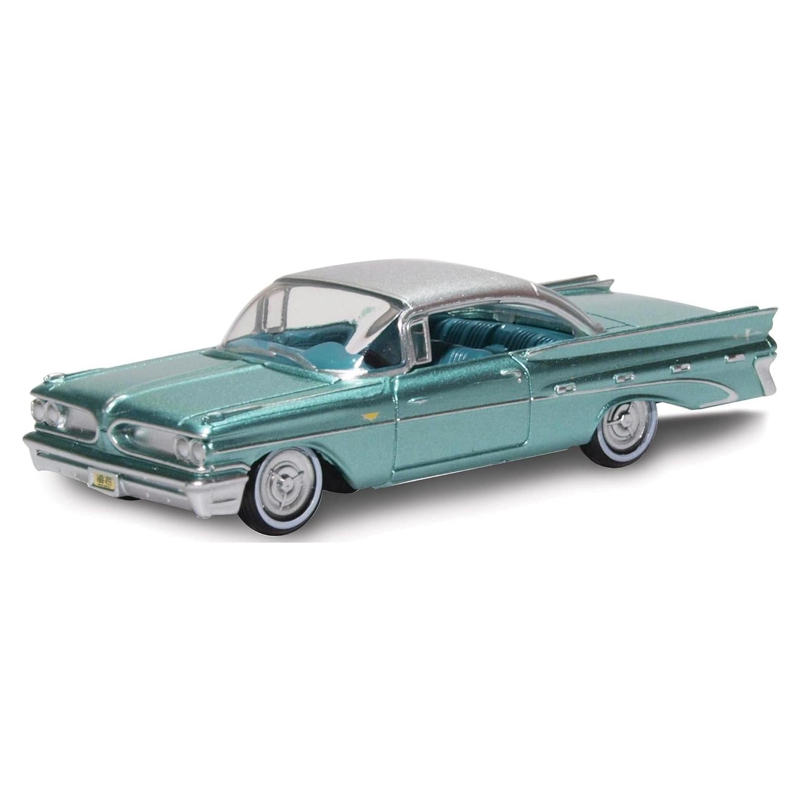Auto a Escala Pontiac Bonneville 1959 Verde 6.35cm