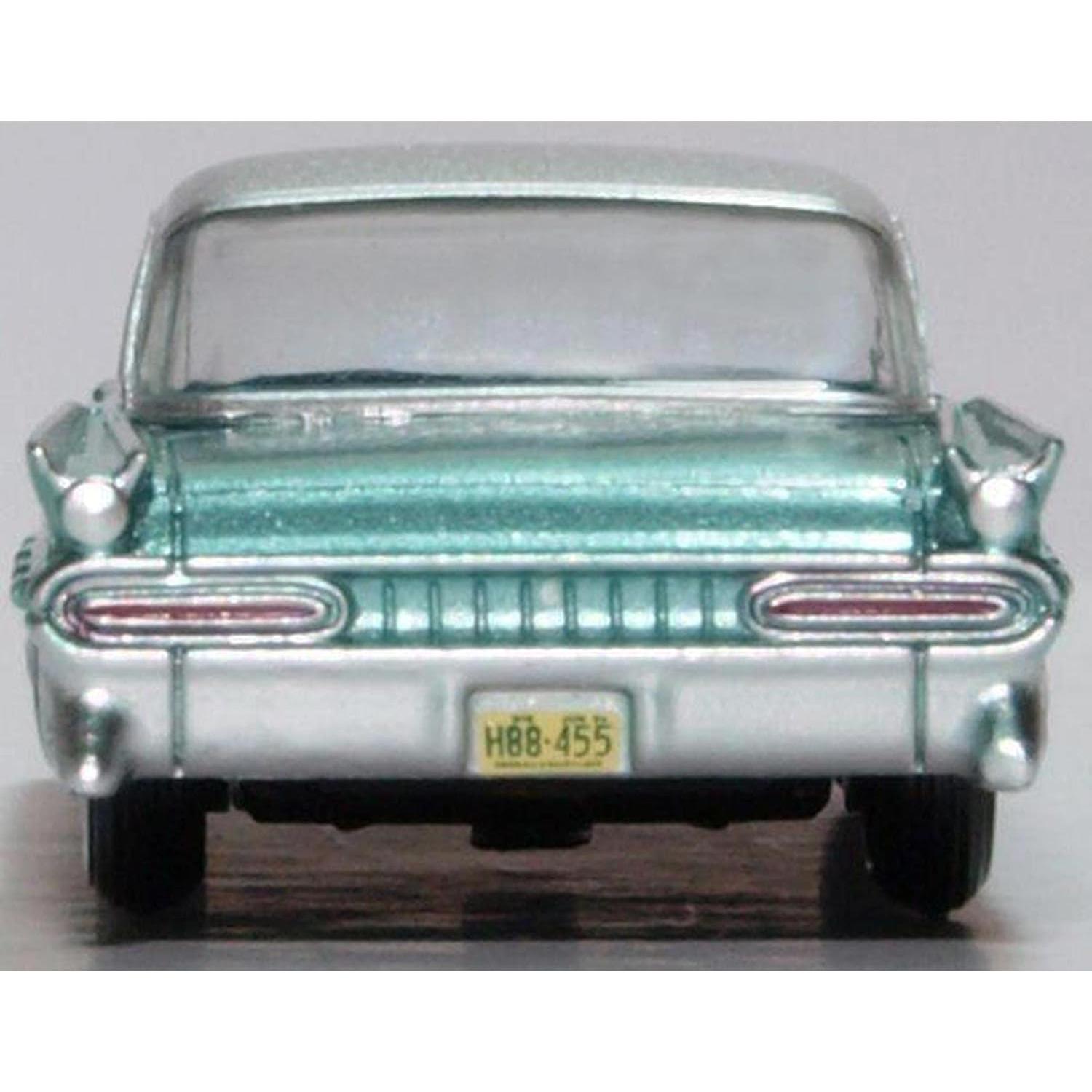 Auto a Escala Pontiac Bonneville 1959 Verde 6.35cm