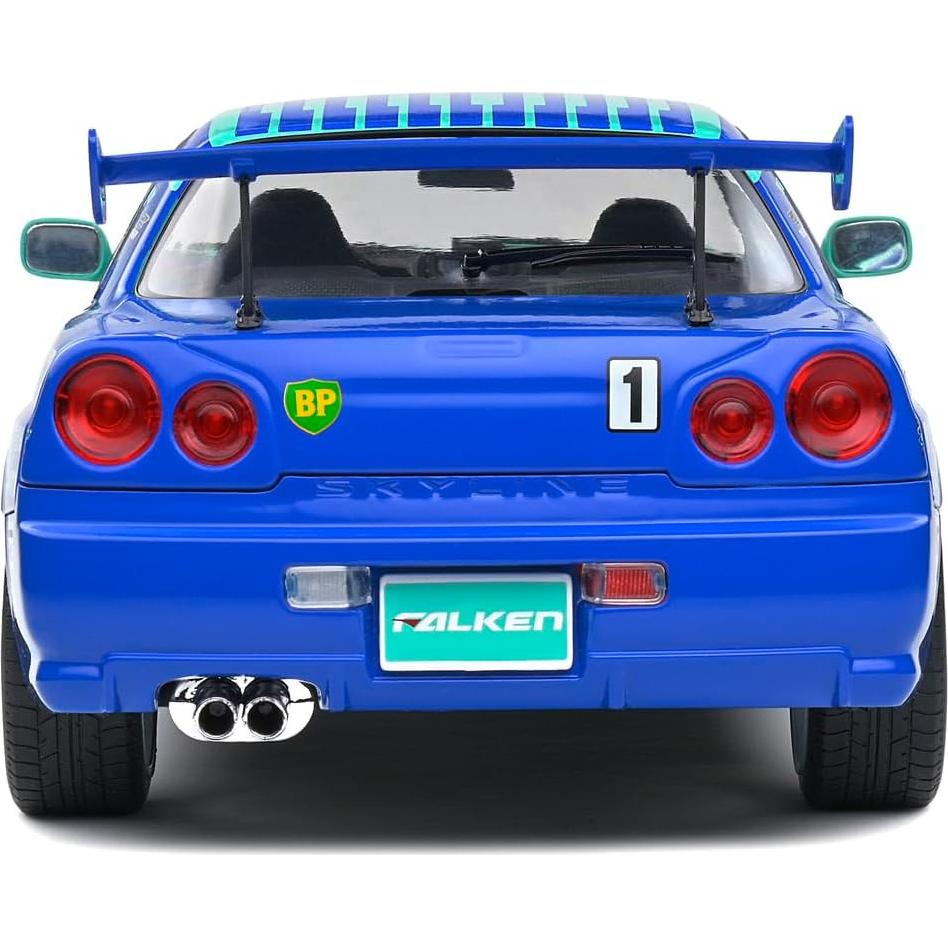 Coche Miniatura Coleccionable Solido Nissan Skyline R34 1:18