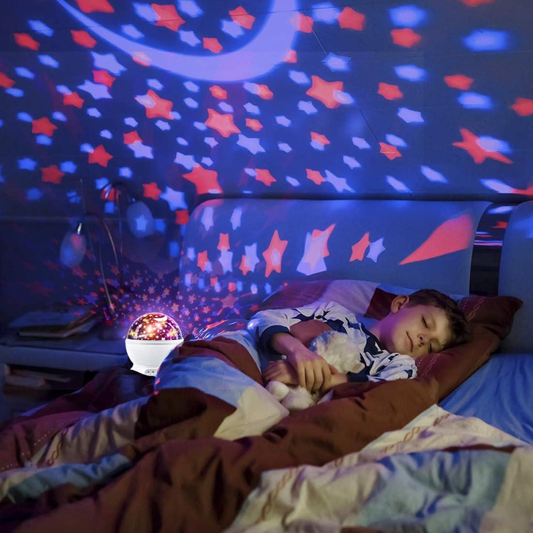 Proyector Luz Nocturna MOKOQI 17 Colores para Niños