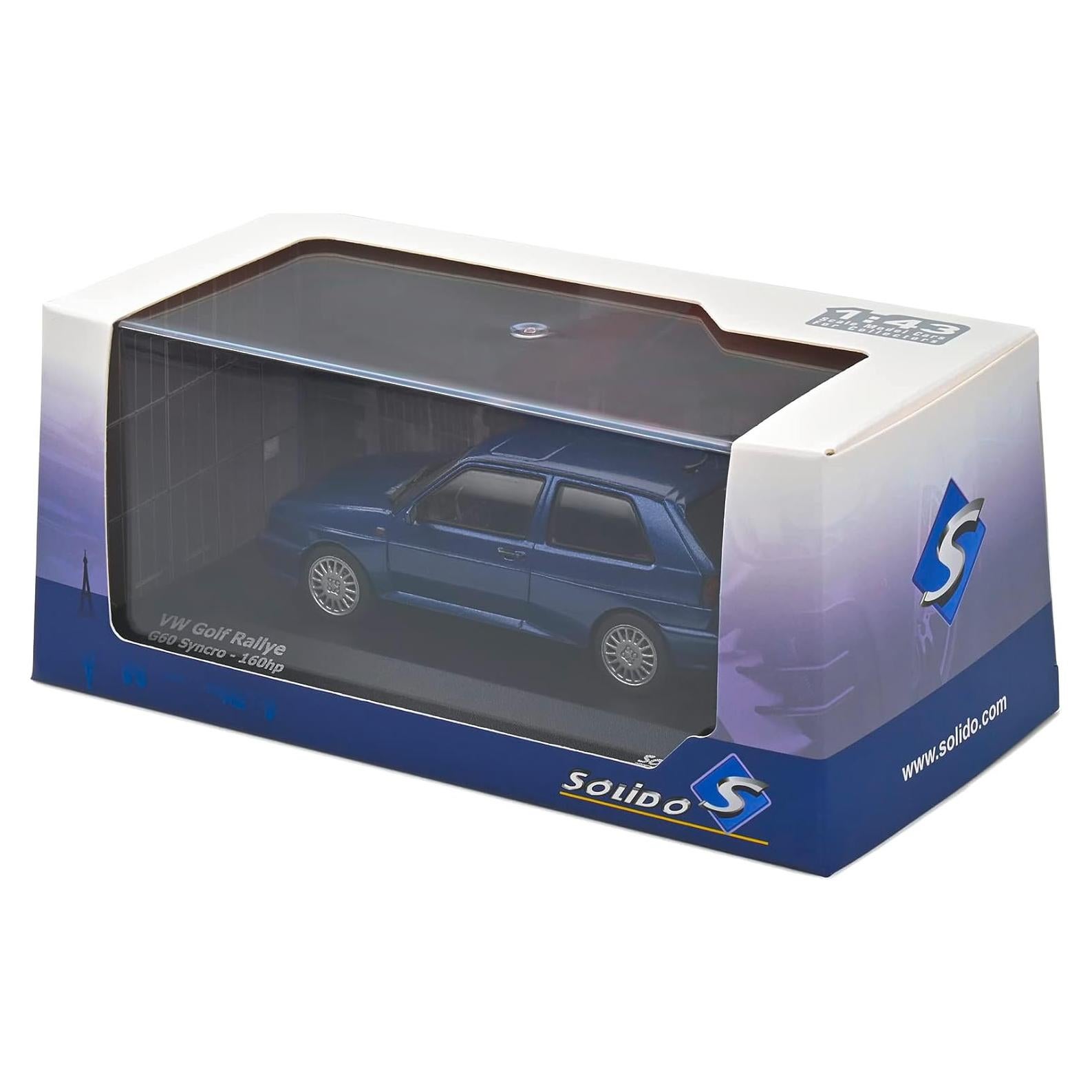 Modelo a Escala 1:43 Volkswagen Golf Rally 1989 Solido