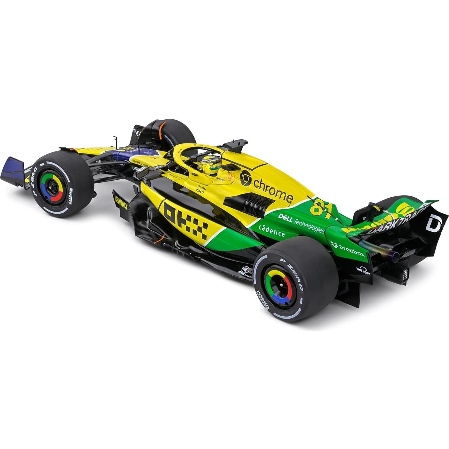 Coche Miniatura F1 McLaren MCL38 1:18 Metal O.Piastri 2024