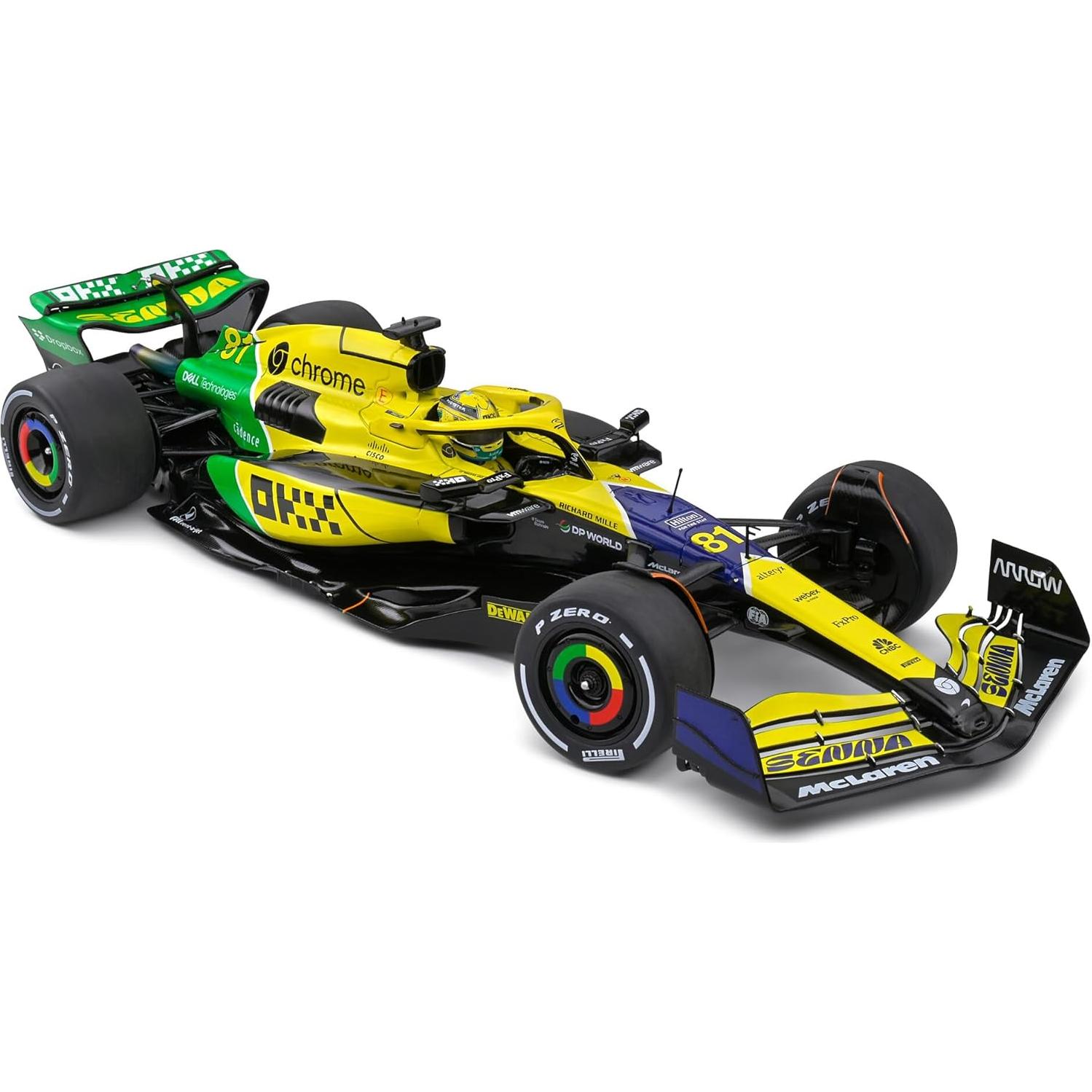 Coche Miniatura F1 McLaren MCL38 1:18 Metal O.Piastri 2024