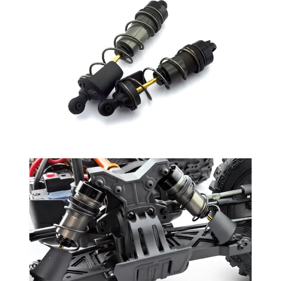 HNR Mars-X Vehículo Todo Terreno 1:8 4WD 90 km/h Rojo