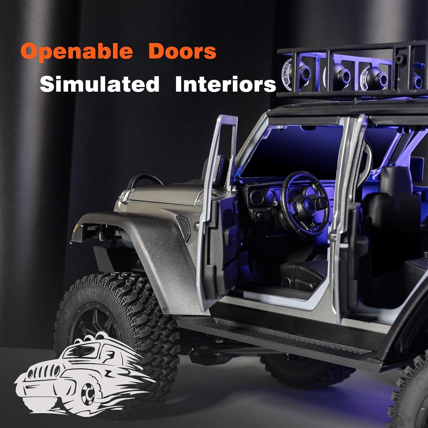 Camión Off-Road RC 1:12 Svertibo MN-128 4x4 Negro