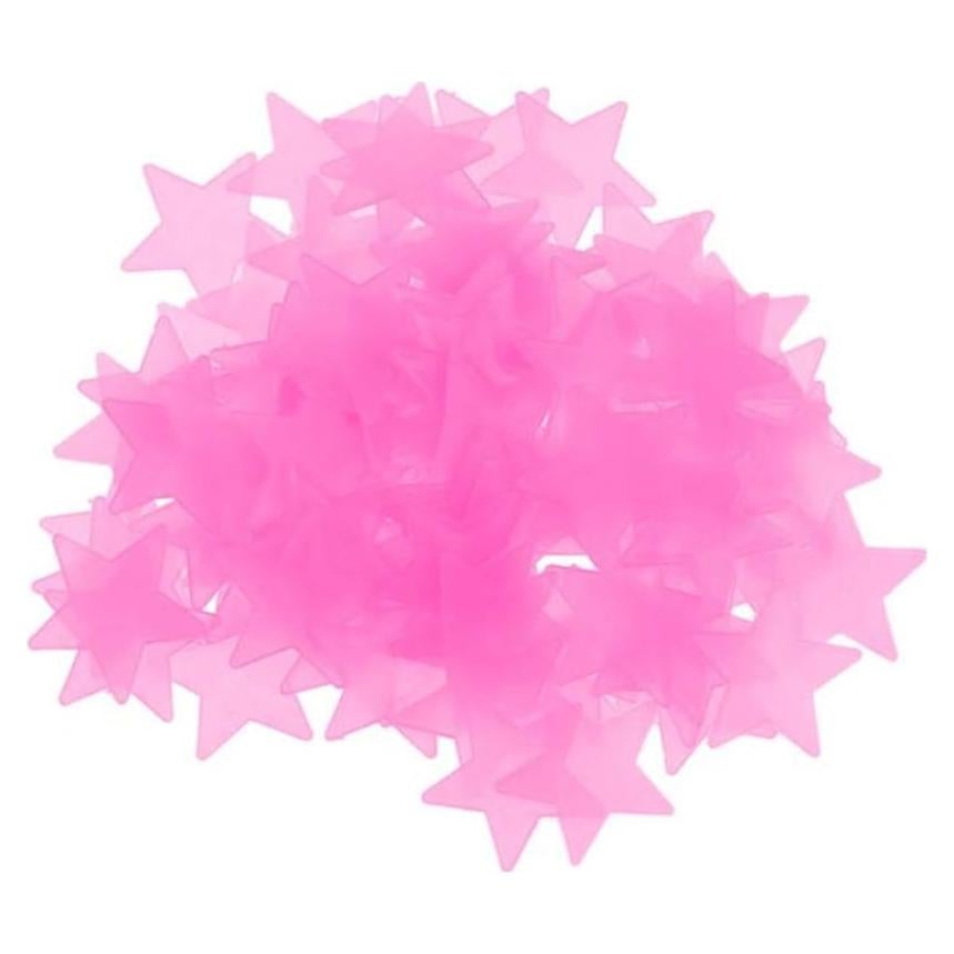 100 Pegatinas Estrellas Brillantes Senlinlv Rosa Decoración