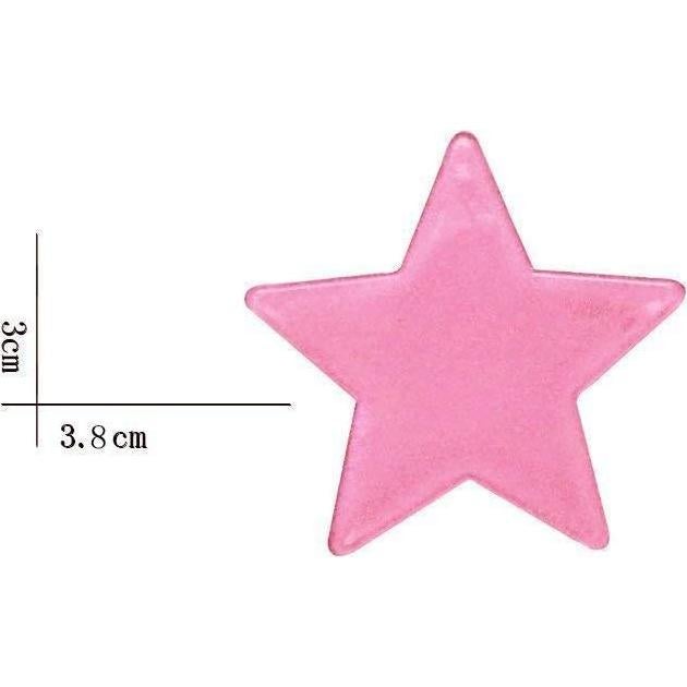 100 Pegatinas Estrellas Brillantes Senlinlv Rosa Decoración