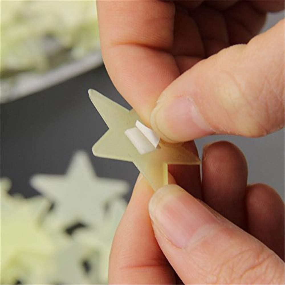 100 Pegatinas Estrellas Brillantes Senlinlv Rosa Decoración