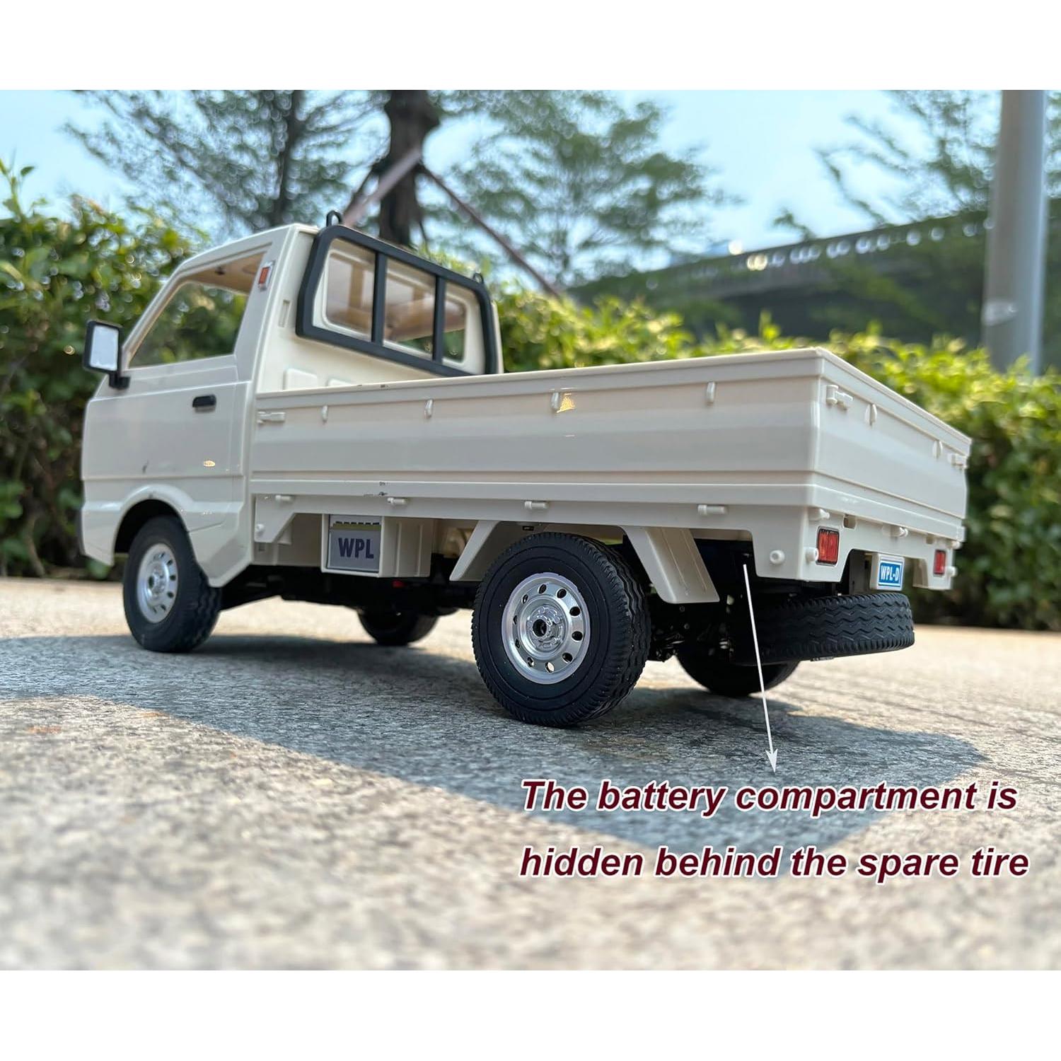 Coche RC WPL D14 Kei Truck 1/10 4x4 2.4GHz 280 Motor