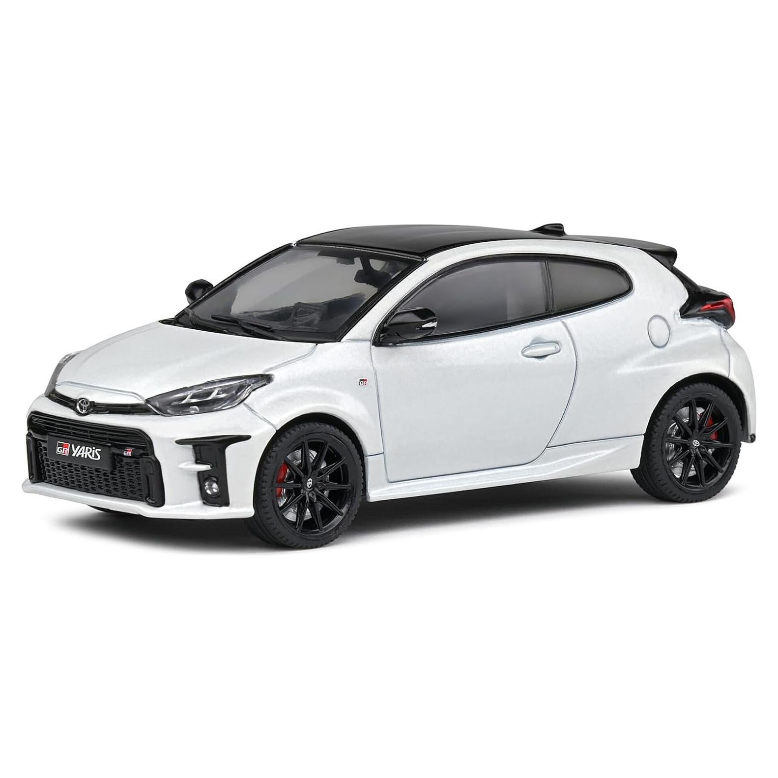 Modelo a Escala 1/43 Yaris GR 2020 1.6L Turbo Blanco Solido