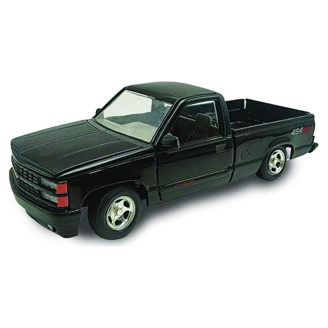 Camioneta Diecast Motormax Chevy 454SS 1992 Escala 1/24 Negra