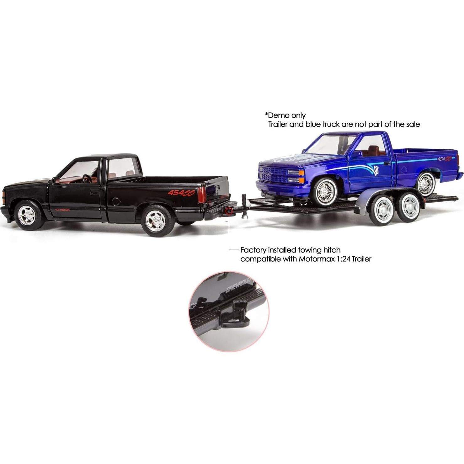 Camioneta Chevy 454SS 1992 All Star Toys Escala 1:24 Diecast