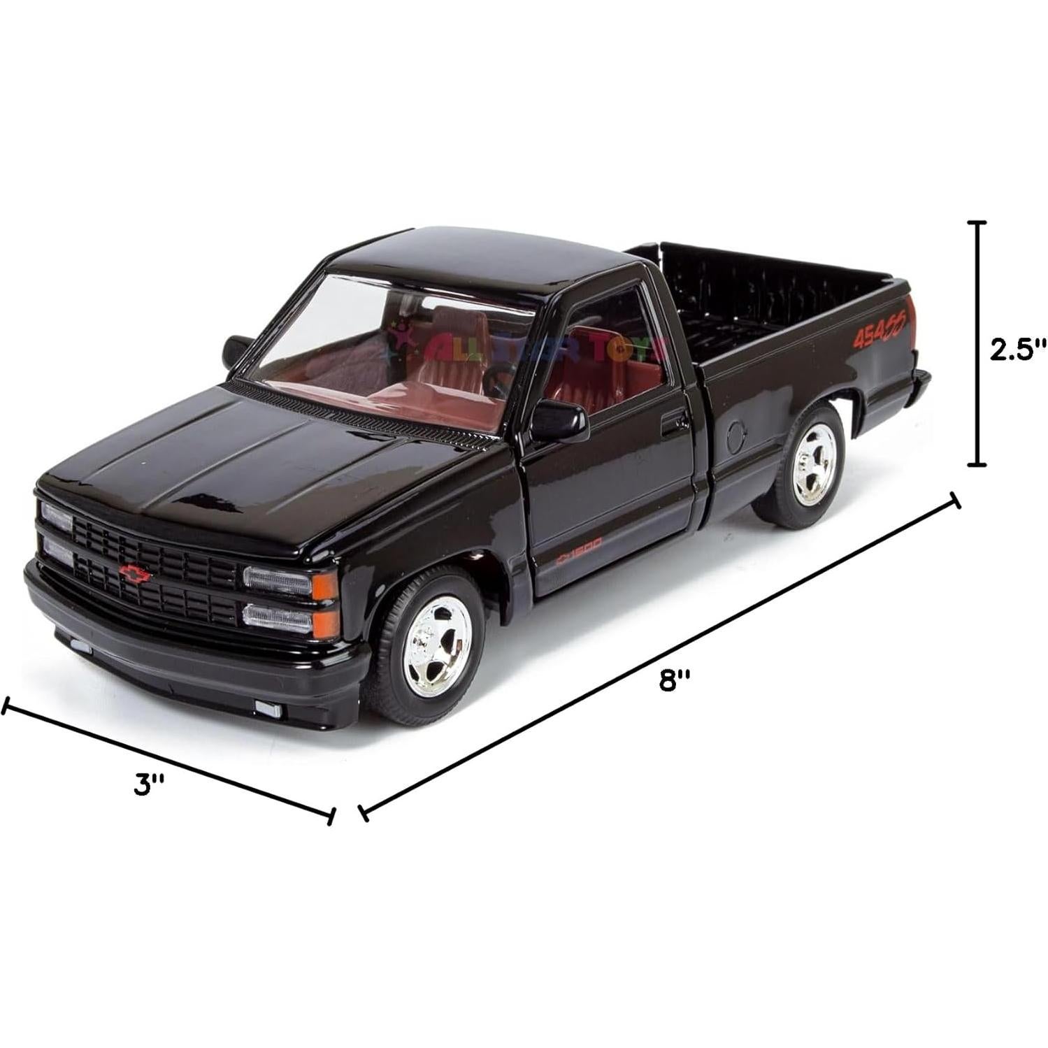 Camioneta Chevy 454SS 1992 All Star Toys Escala 1:24 Diecast