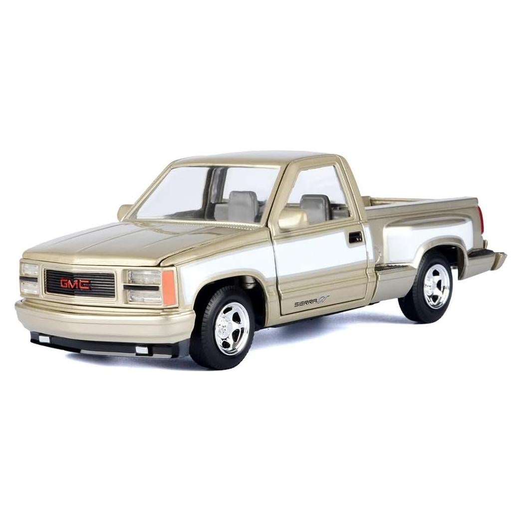 Modelo Diecast 1992 Sierra GT Pickup Motormax 1/24 Dorado