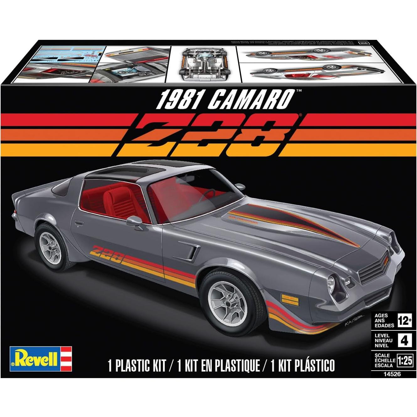 Kit de Construcción Revell Chevrolet Camaro Z/28 1981 1/25