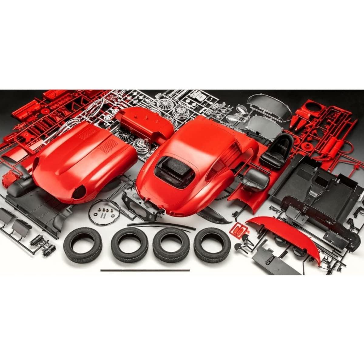 Revell Jaguar E-Type 1:8 Kit de Modelo Plástico Detallado