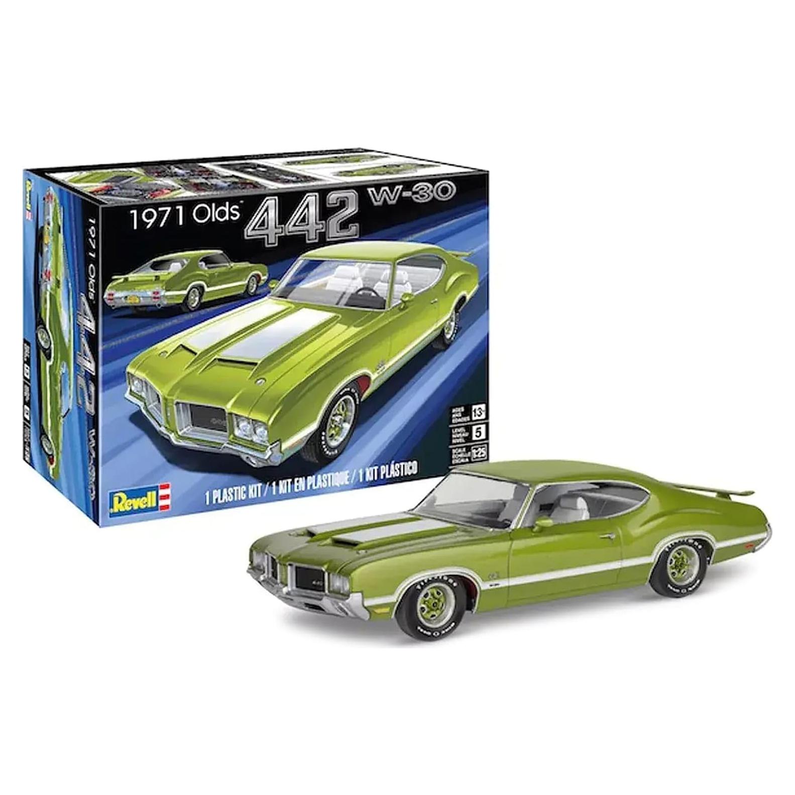Kit de Coche a Escala Revell Oldsmobile 442 W-30 1971 1/25