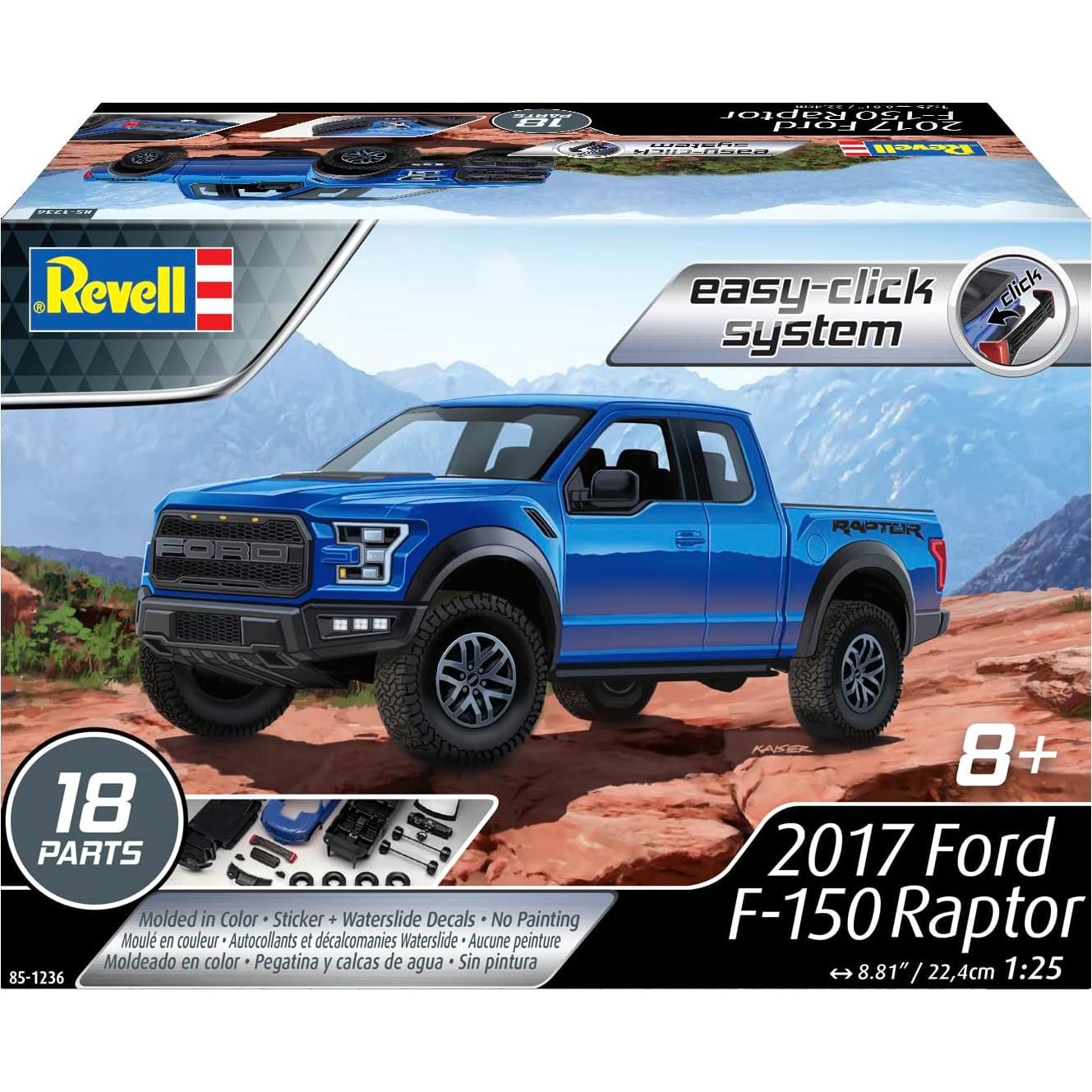 Kit de Montaje Camioneta Ford F-150 Raptor 2017 Revell 1/25