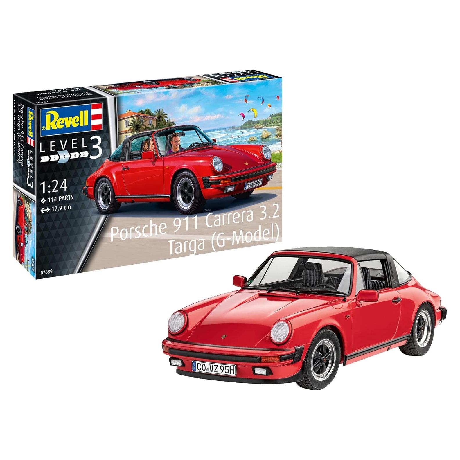 Kit de Modelo Revell 07689 Porsche 911 Carrera 3.2 Targa 1:24