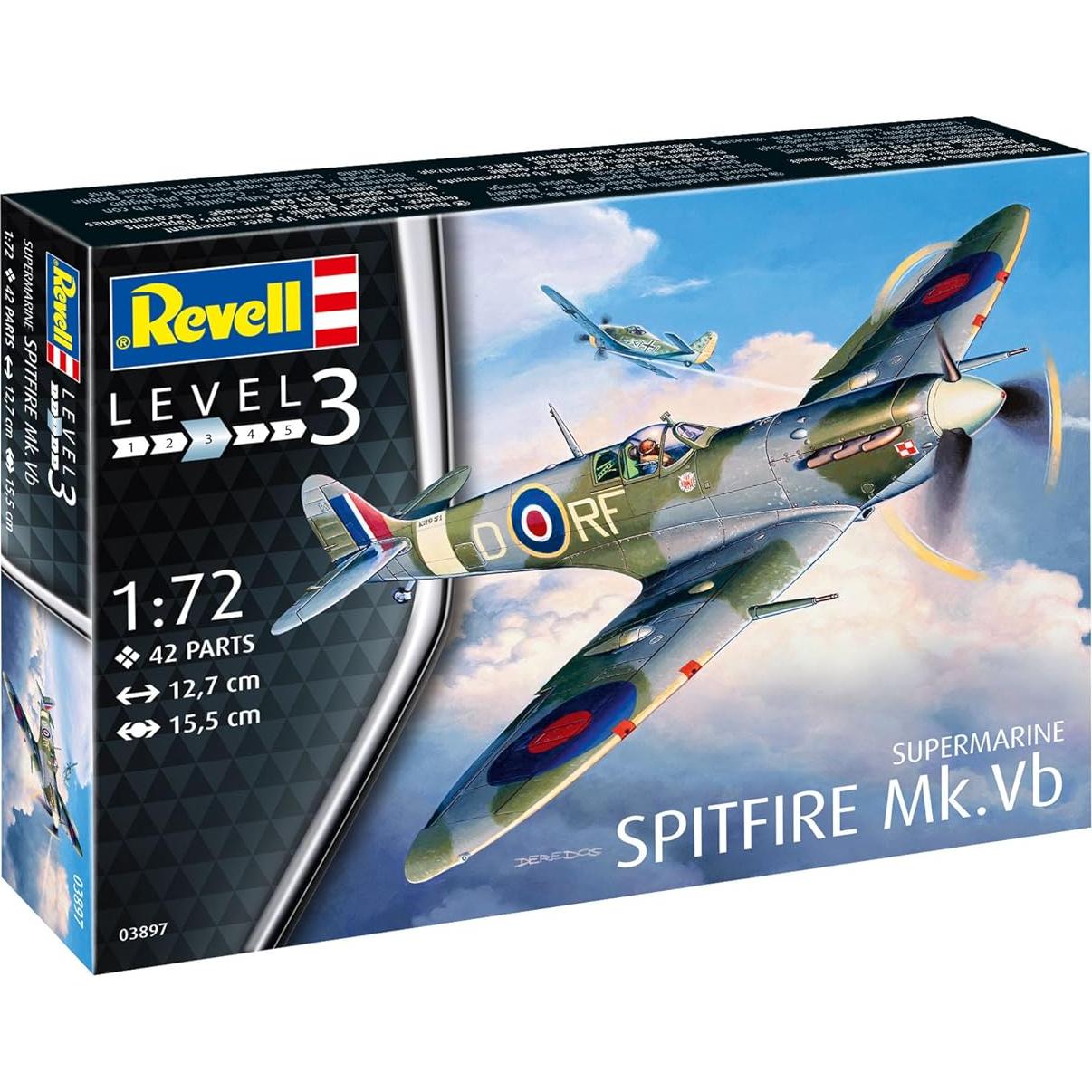 Kit de modelo Revell Supermarine Spitfire Mk.VB 1:72