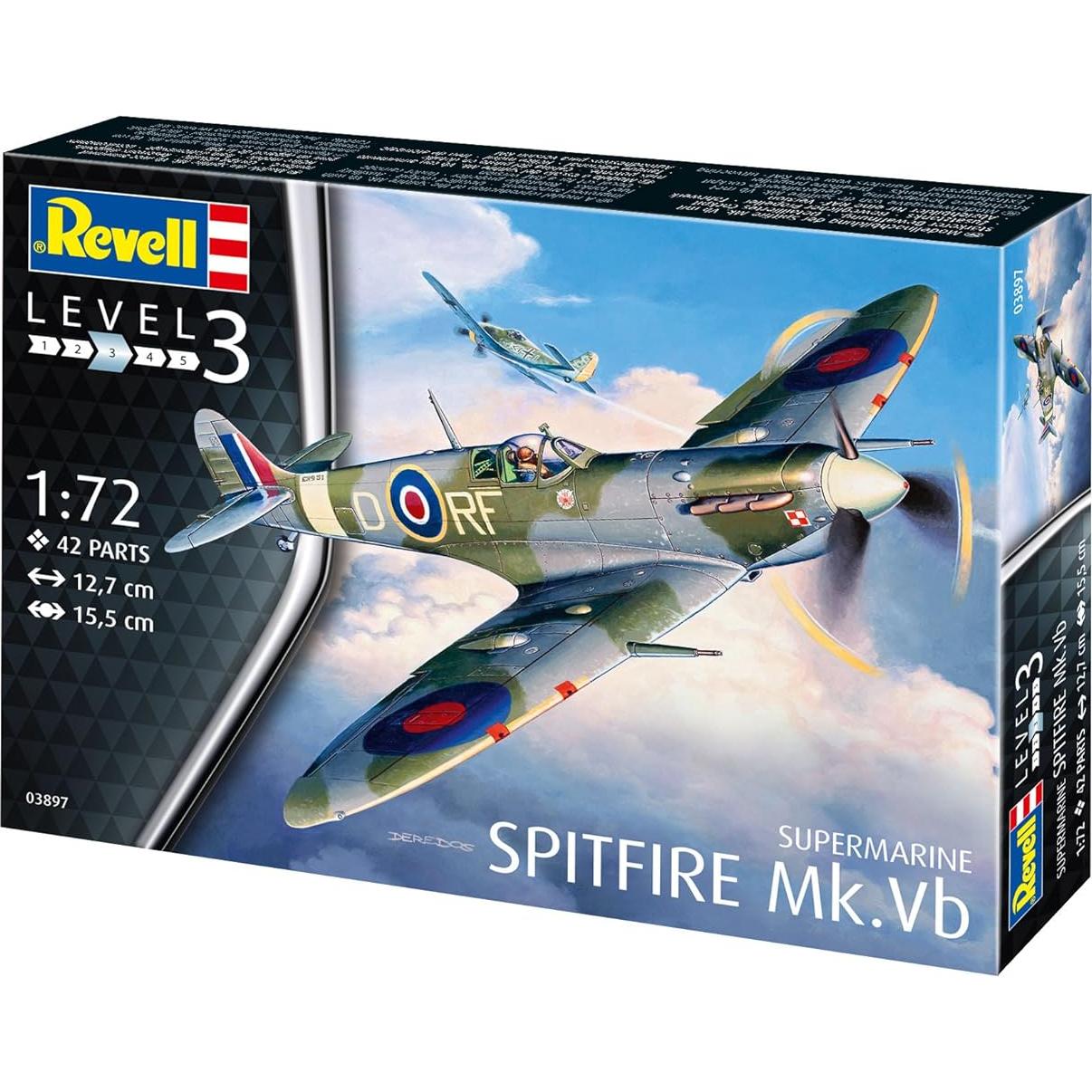 Kit de modelo Revell Supermarine Spitfire Mk.VB 1:72