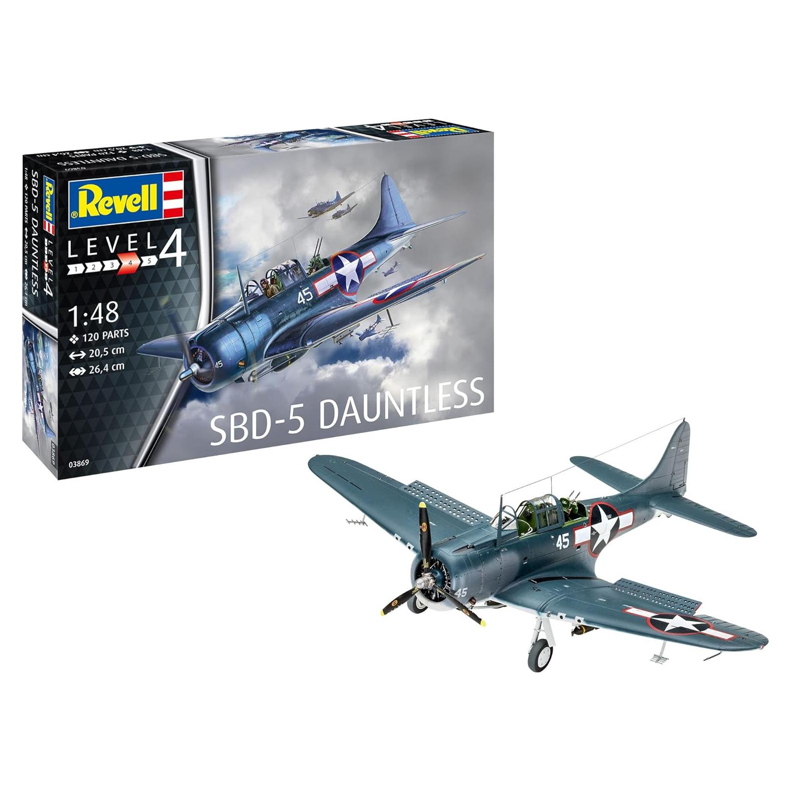 Kit de Modelo Revell SBD-5 Dauntless 1:48 Detallado
