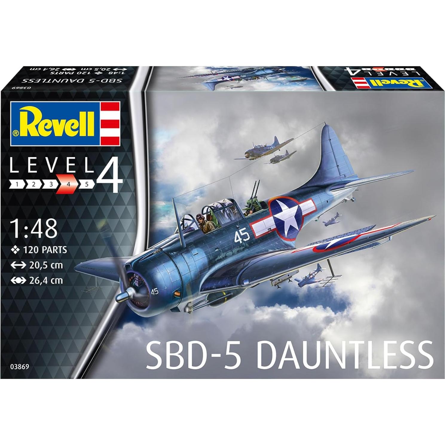 Kit de Modelo Revell SBD-5 Dauntless 1:48 Detallado