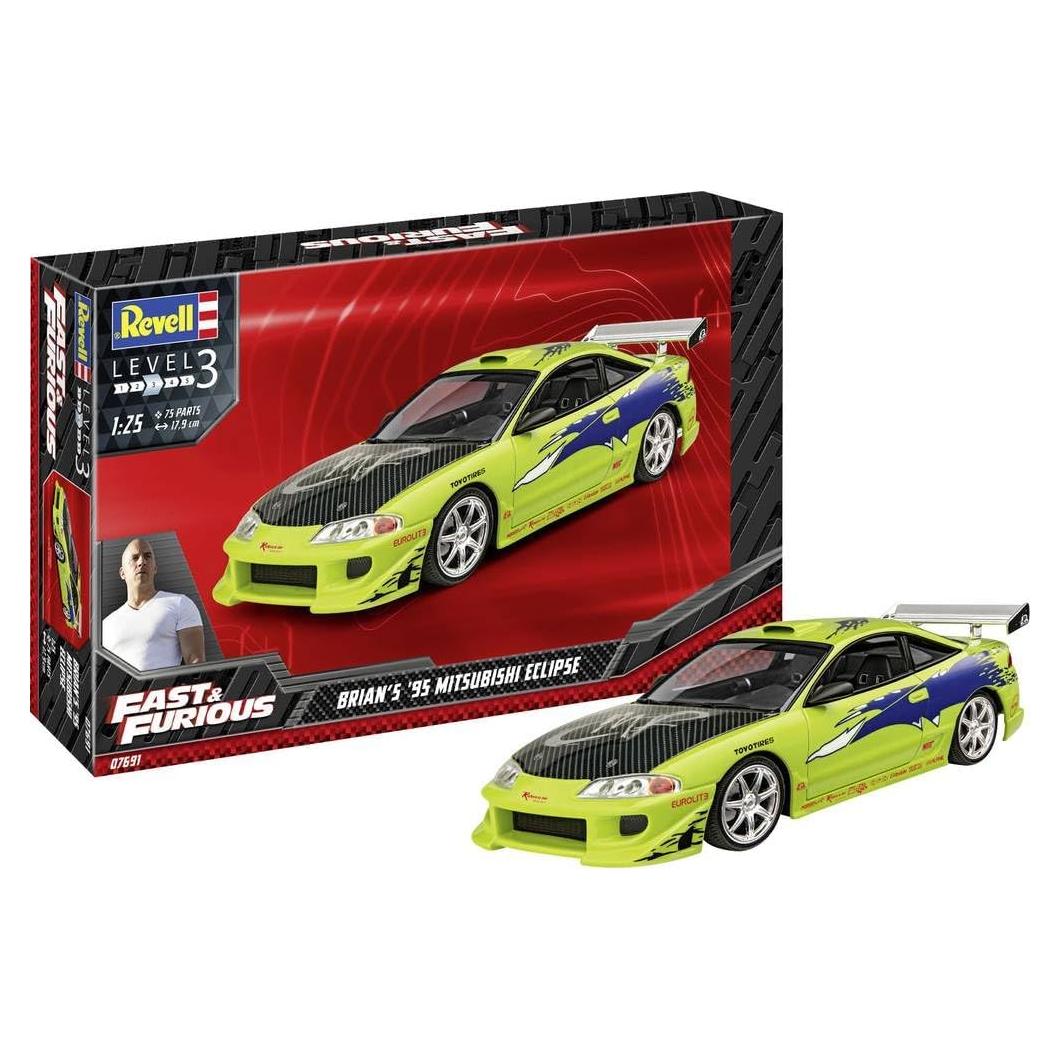 Kit de Modelo Revell Eclipse Mitsubishi 1995 1:25 Detallado