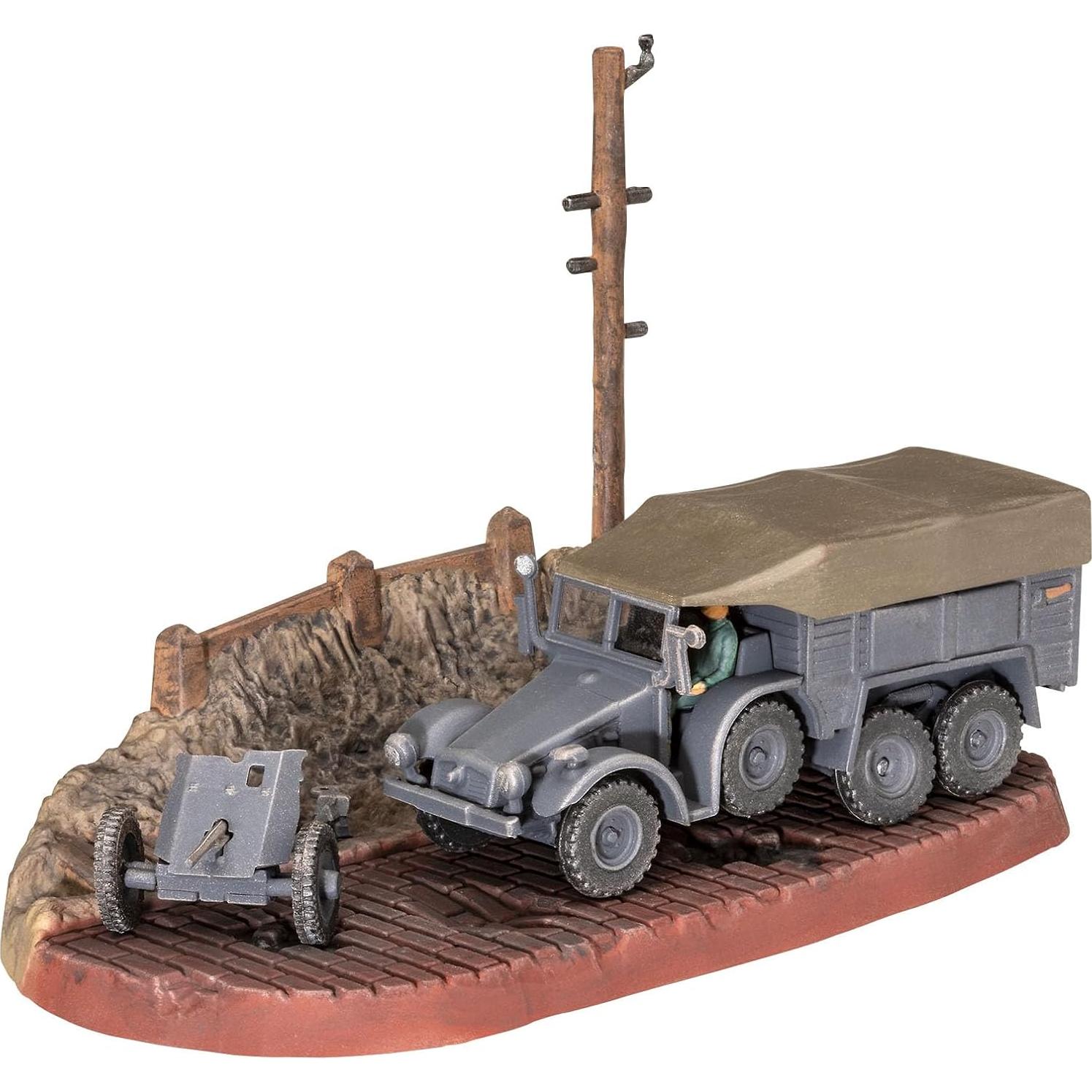 Kit de Modelo Revell Krupp Protze KFZ 69 1:76 Militar