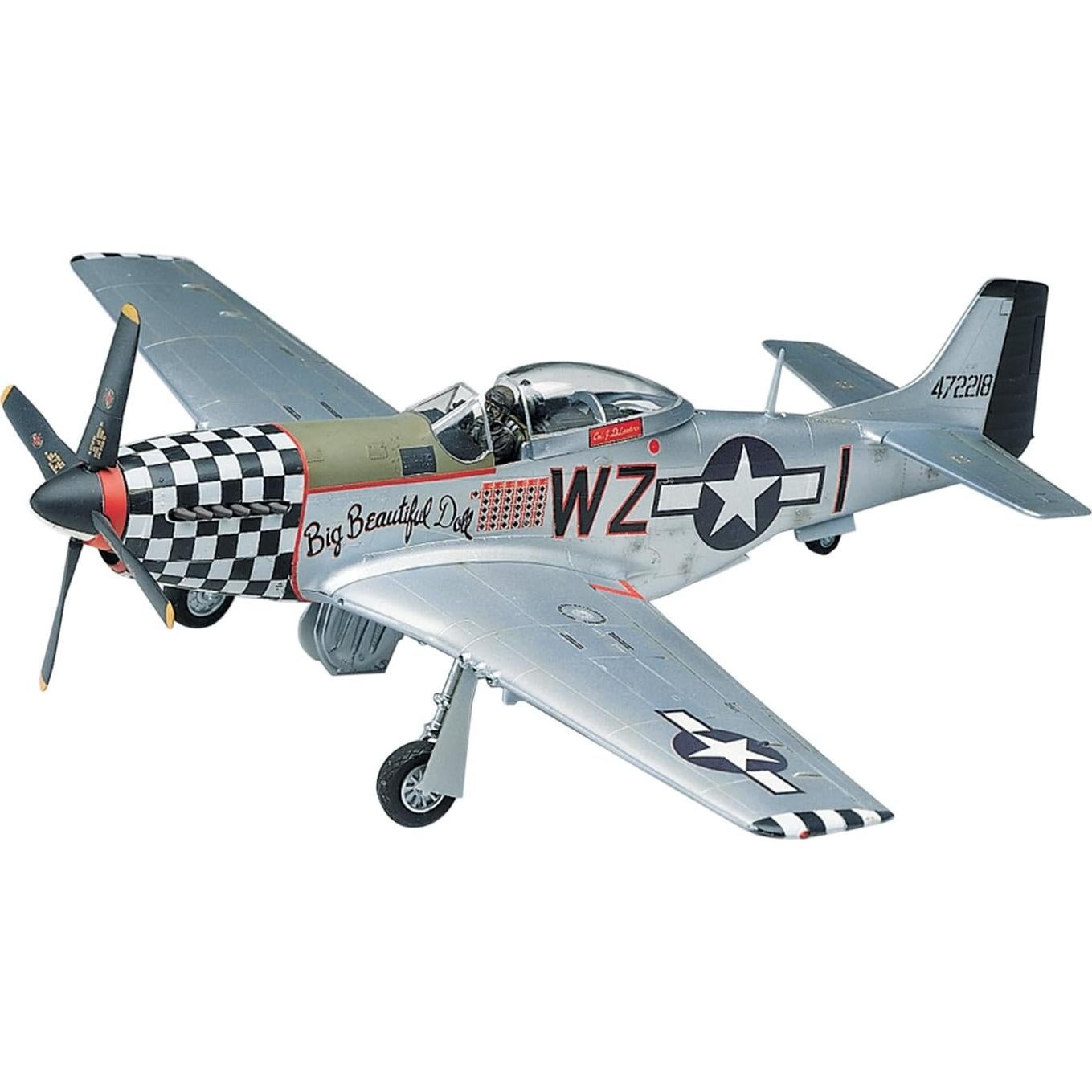 Kit de modelo avión P-51D Mustang Revell 1:48 49 piezas