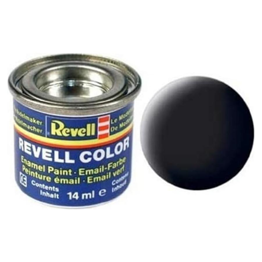 Pintura Esmalte Negro Mate 14ml Revell 32108