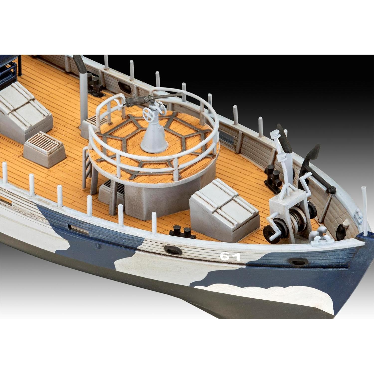 Revell KFK Kriegsfischkutter Barco 1:144 Kit de Modelo Plástico