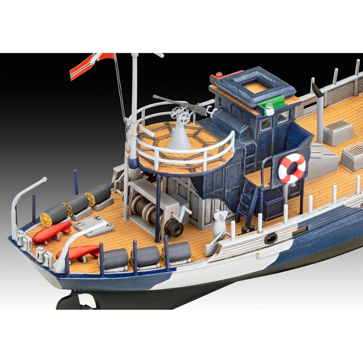 Revell KFK Kriegsfischkutter Barco 1:144 Kit de Modelo Plástico