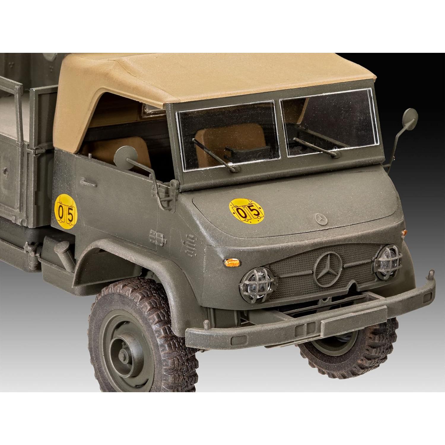 Kit de Modelo Revell Unimog 404 S Escala 1:35 250 Piezas
