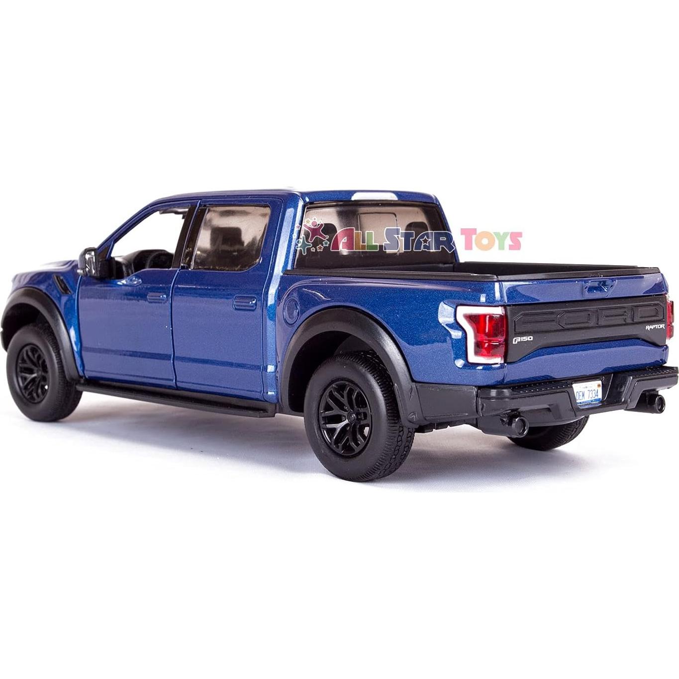 Modelo a Escala 1:24 Motormax Ford F-150 Raptor Azul