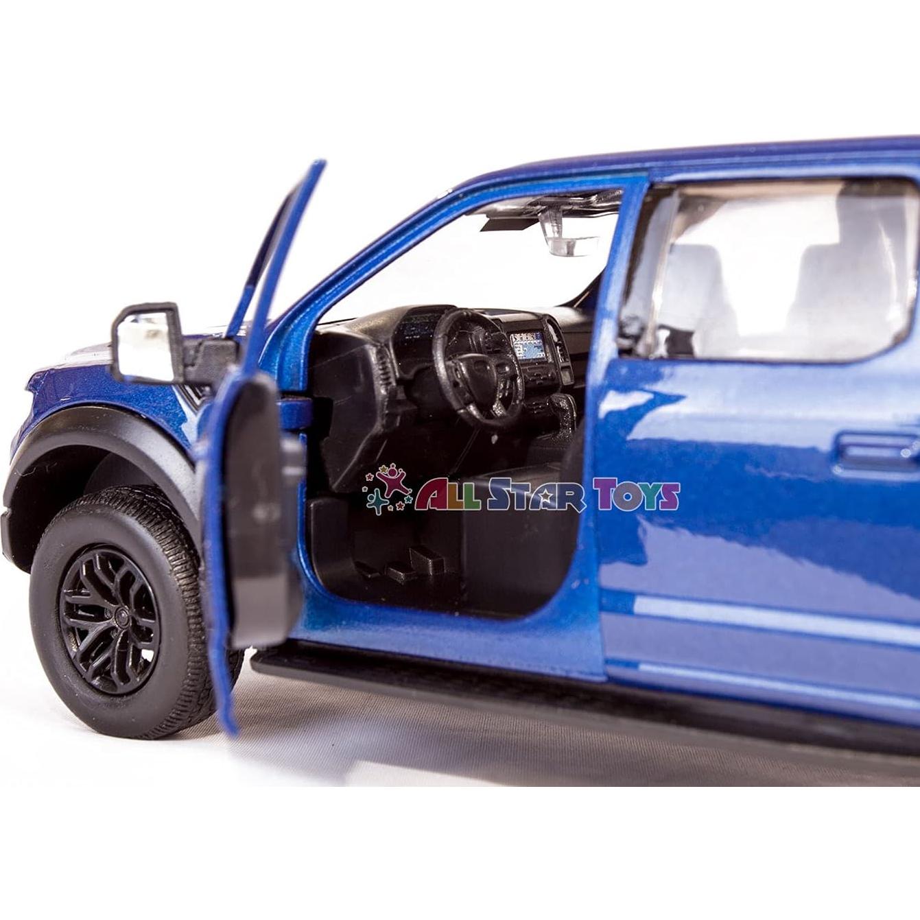 Modelo a Escala 1:24 Motormax Ford F-150 Raptor Azul