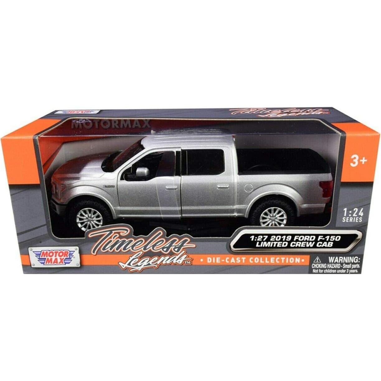 Camión Pickup Ford F-150 2019 Motormax Diecast 1:27 Plata