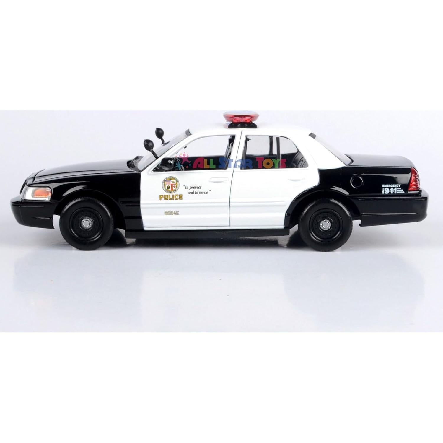 Modelo Diecast Ford Crown Victoria Police 2010 Motormax 1:24