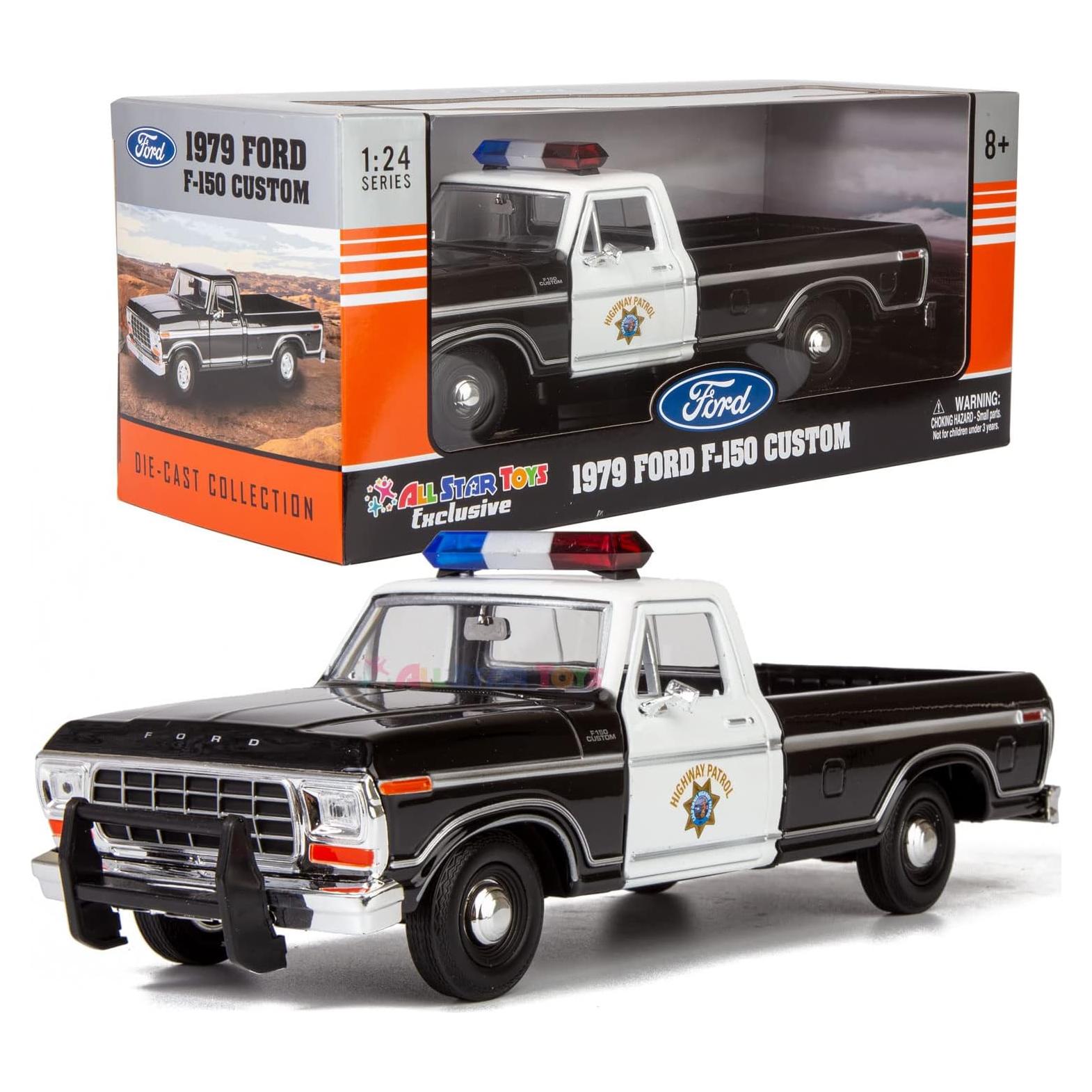 Camioneta Pickup Policía CHP Ford F-150 1979 Motormax 1:24