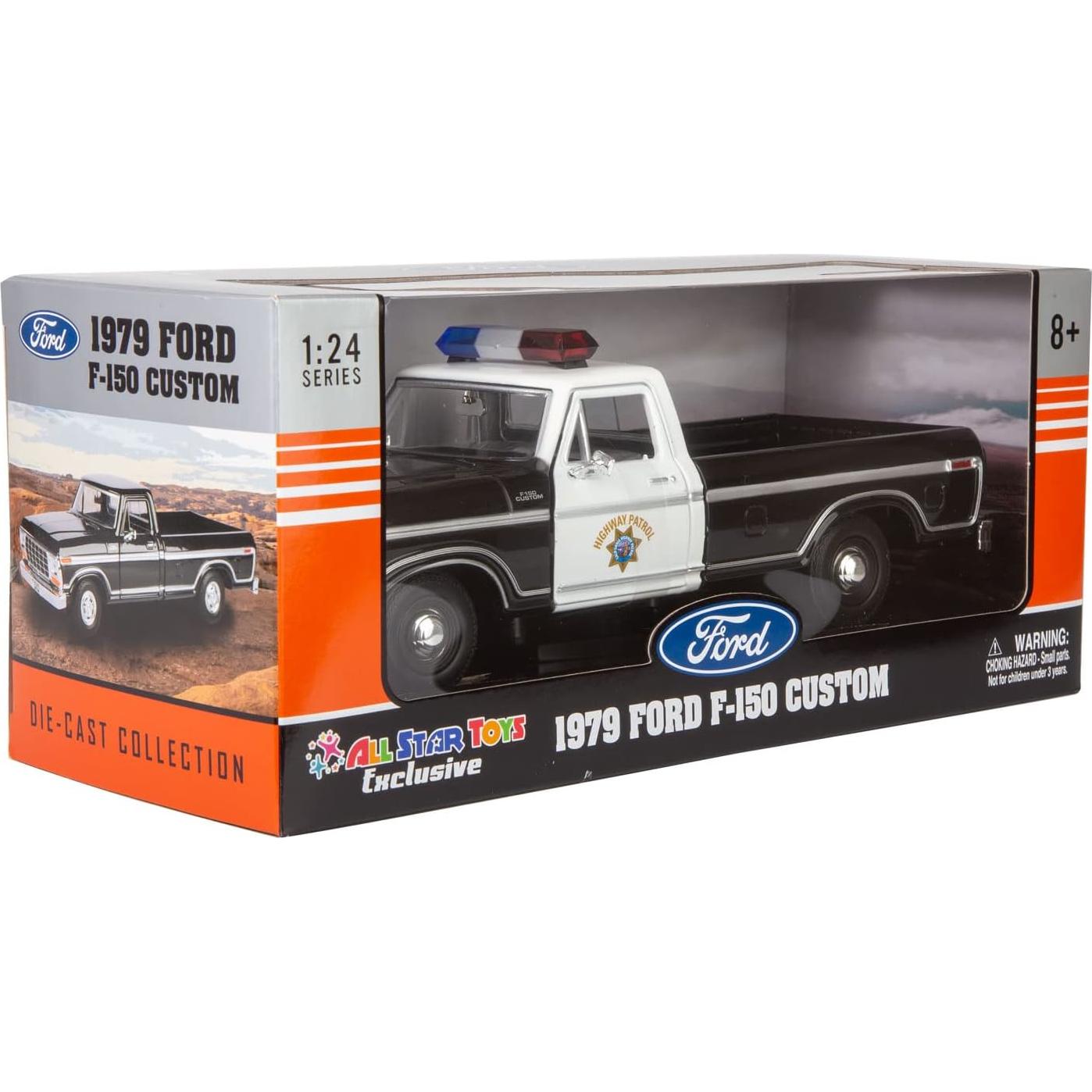 Camioneta Pickup Policía CHP Ford F-150 1979 Motormax 1:24