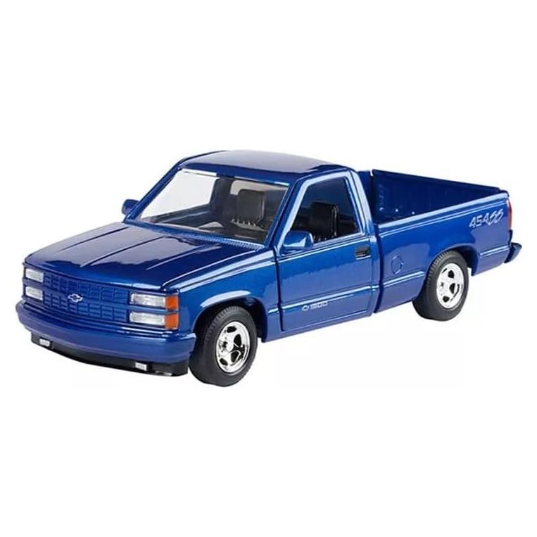 Camioneta Diecast 1992 454 SS Azul Metálica Motormax 1/24