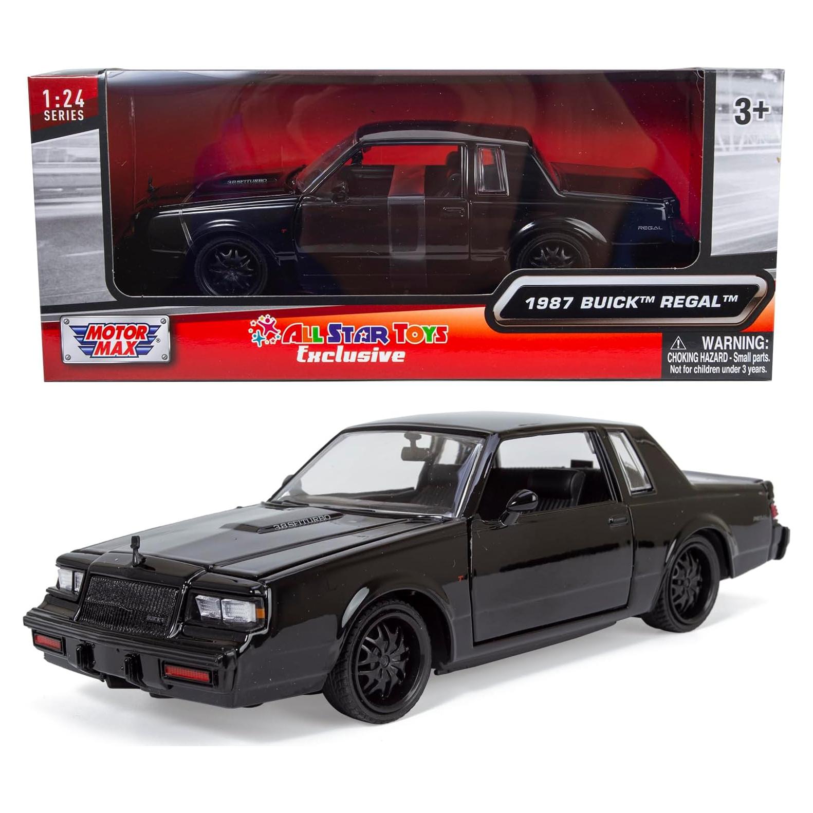 Modelo Diecast Buick Regal T-Type 1:24 All Star Toys Negro