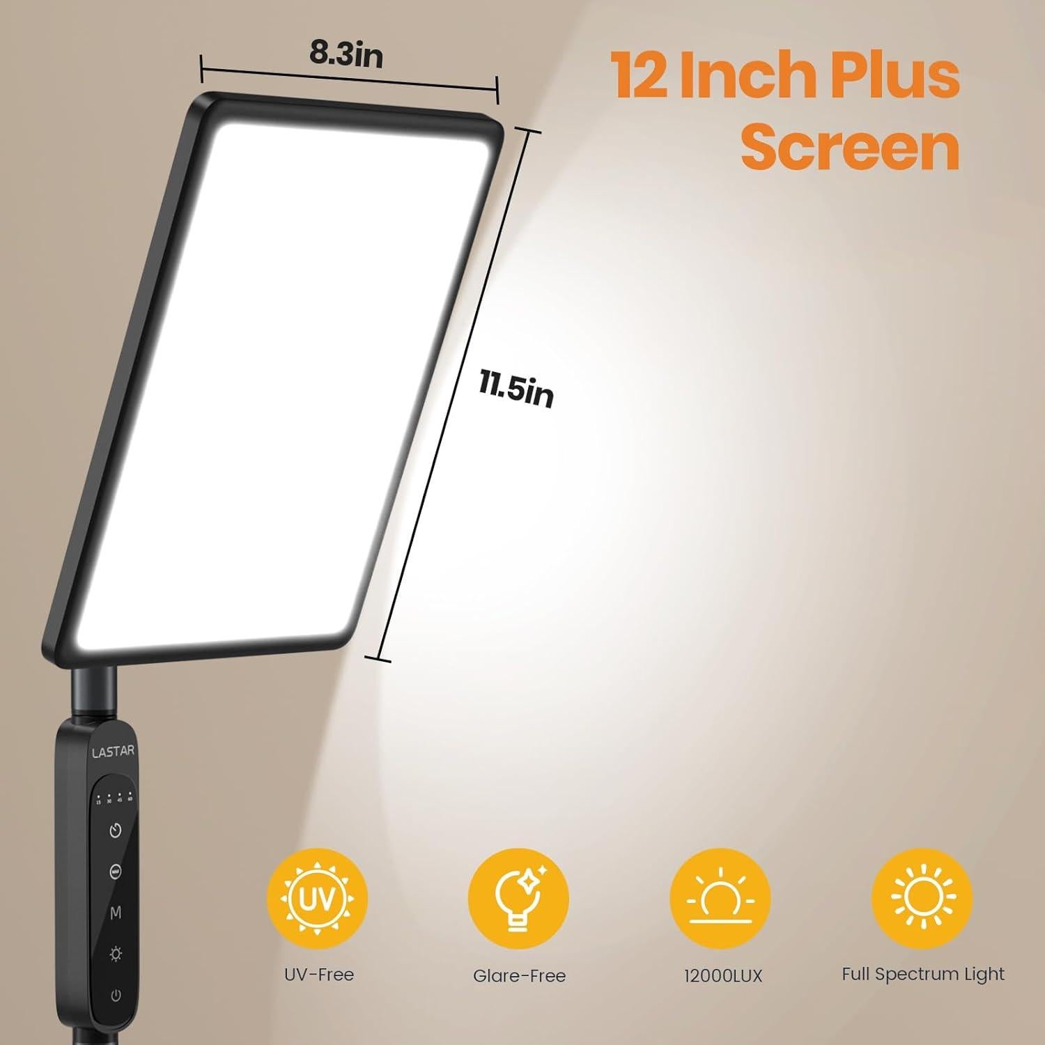 Lámpara de Terapia de Luz LASTAR 12000LUX Control Remoto