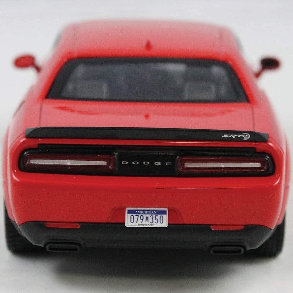 Modelo Diecast 2018 Dodge Challenger SRT Hellcat Rojo 1:24
